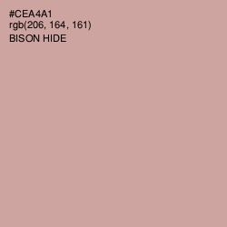 #CEA4A1 - Bison Hide Color Image